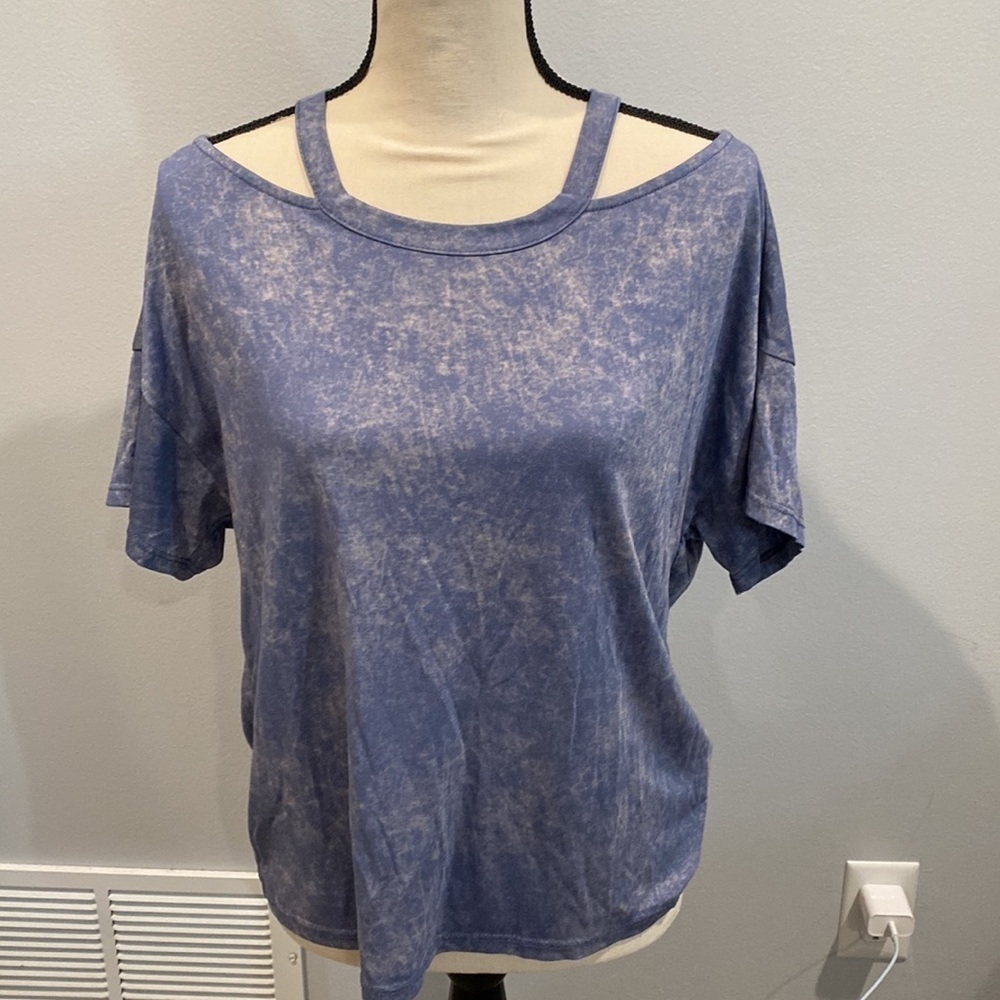 Blue Tie Die Short Sleeve - Unbranded - Size Extra Small (XS)